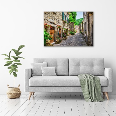 Tableau sur verre acrylique Ruelle de charme