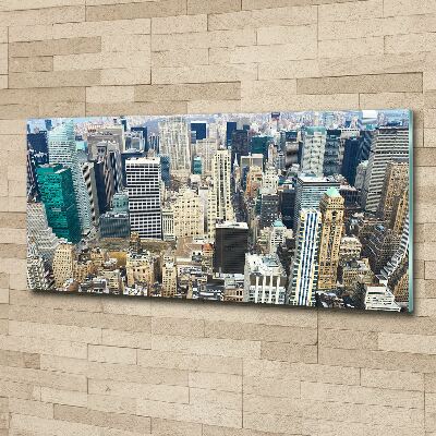 Acrylique tableau NY Manhattan