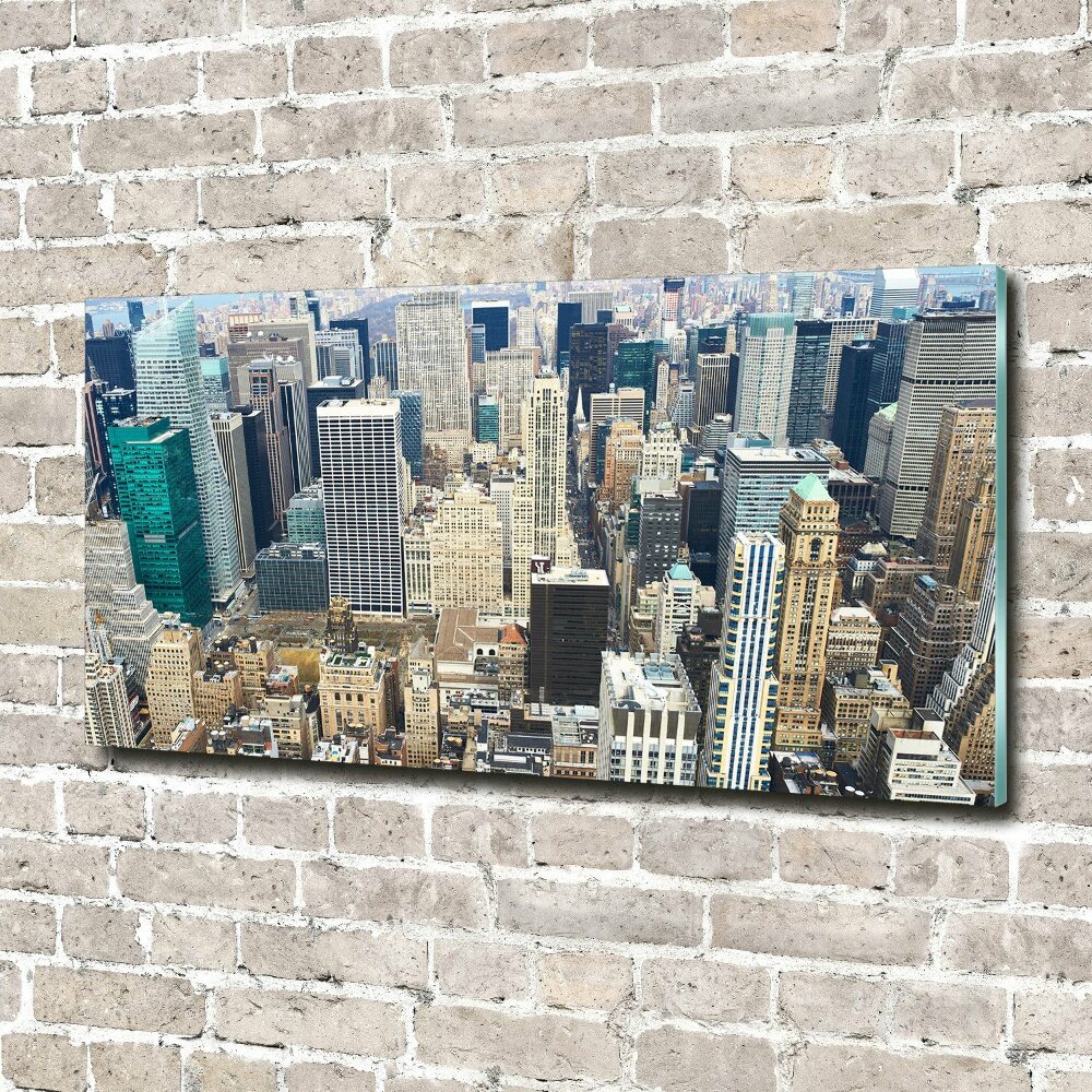 Acrylique tableau NY Manhattan