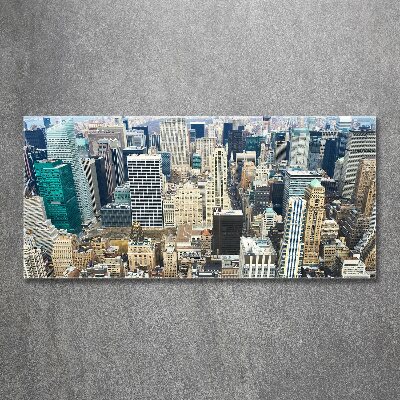 Acrylique tableau NY Manhattan