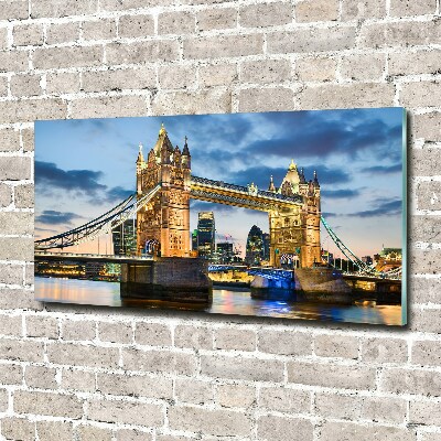 Tableau verre acrylique Tower Bridge Londres