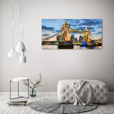 Tableau verre acrylique Tower Bridge Londres