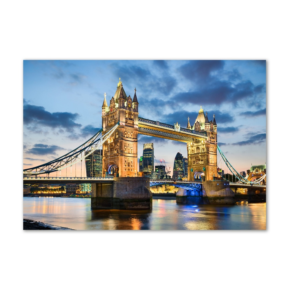 Tableau verre acrylique Tower Bridge Londres