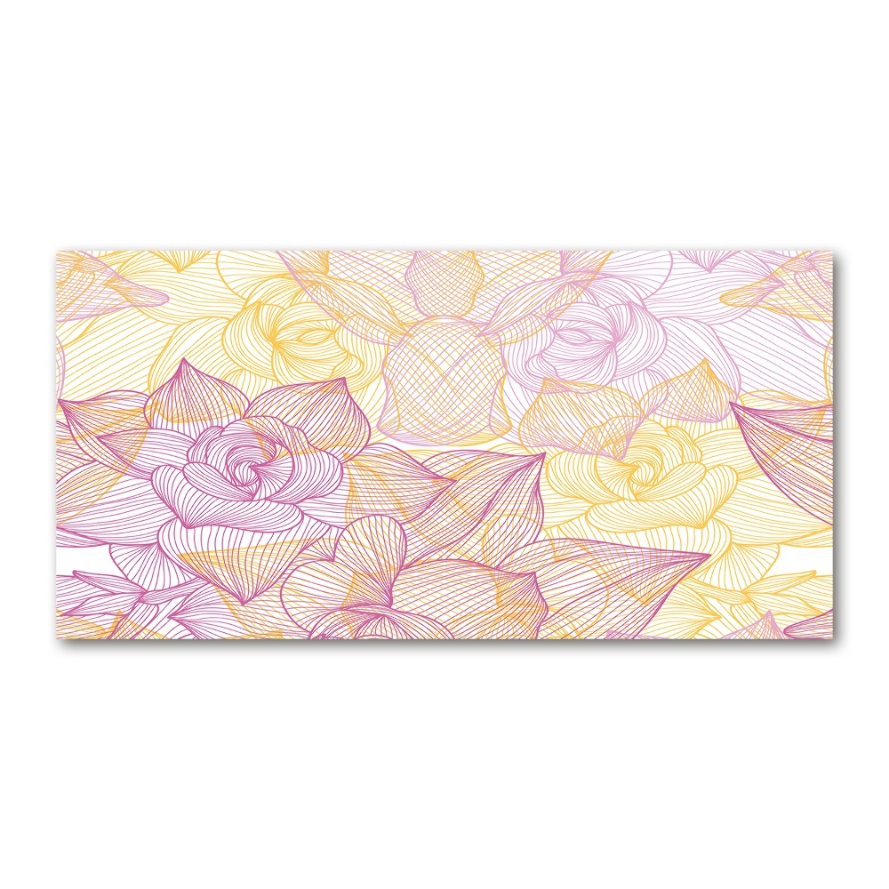 Acrylique tableau Motif floral