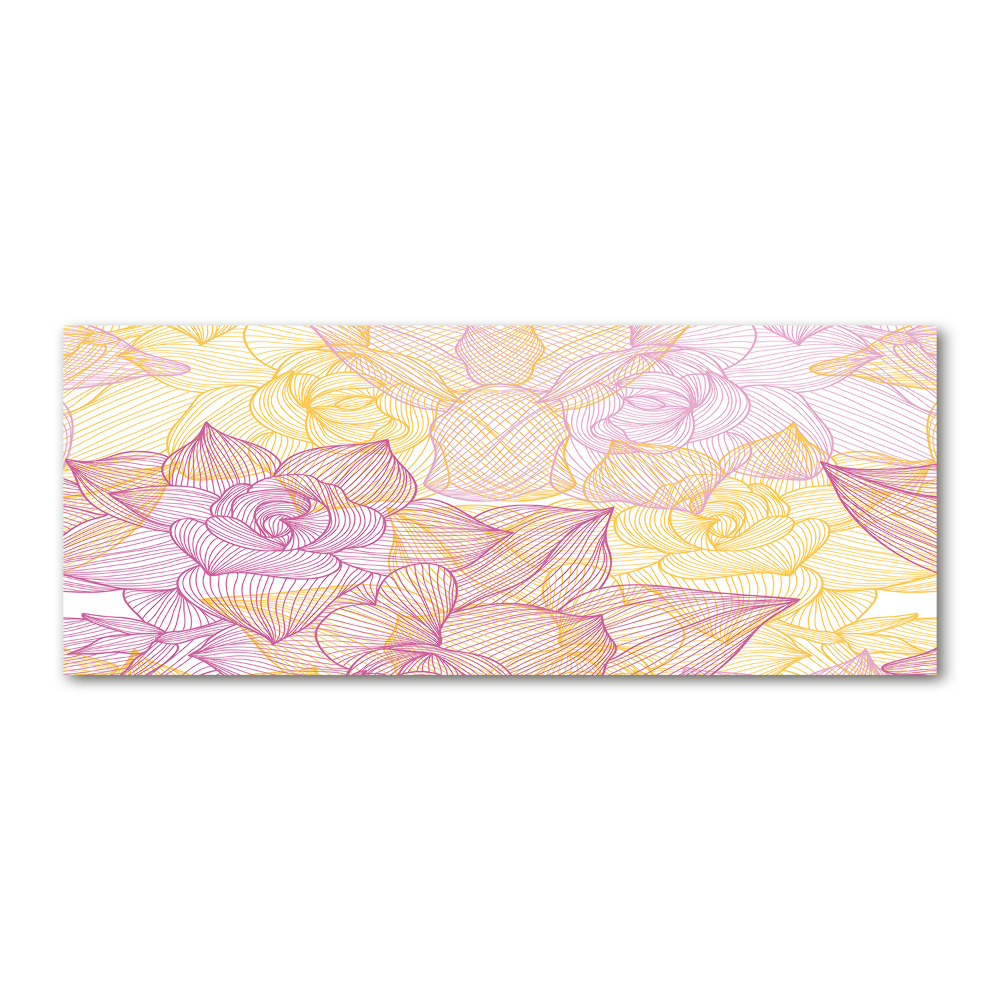 Acrylique tableau Motif floral