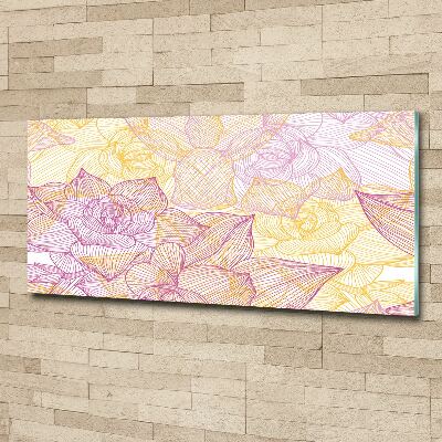 Acrylique tableau Motif floral