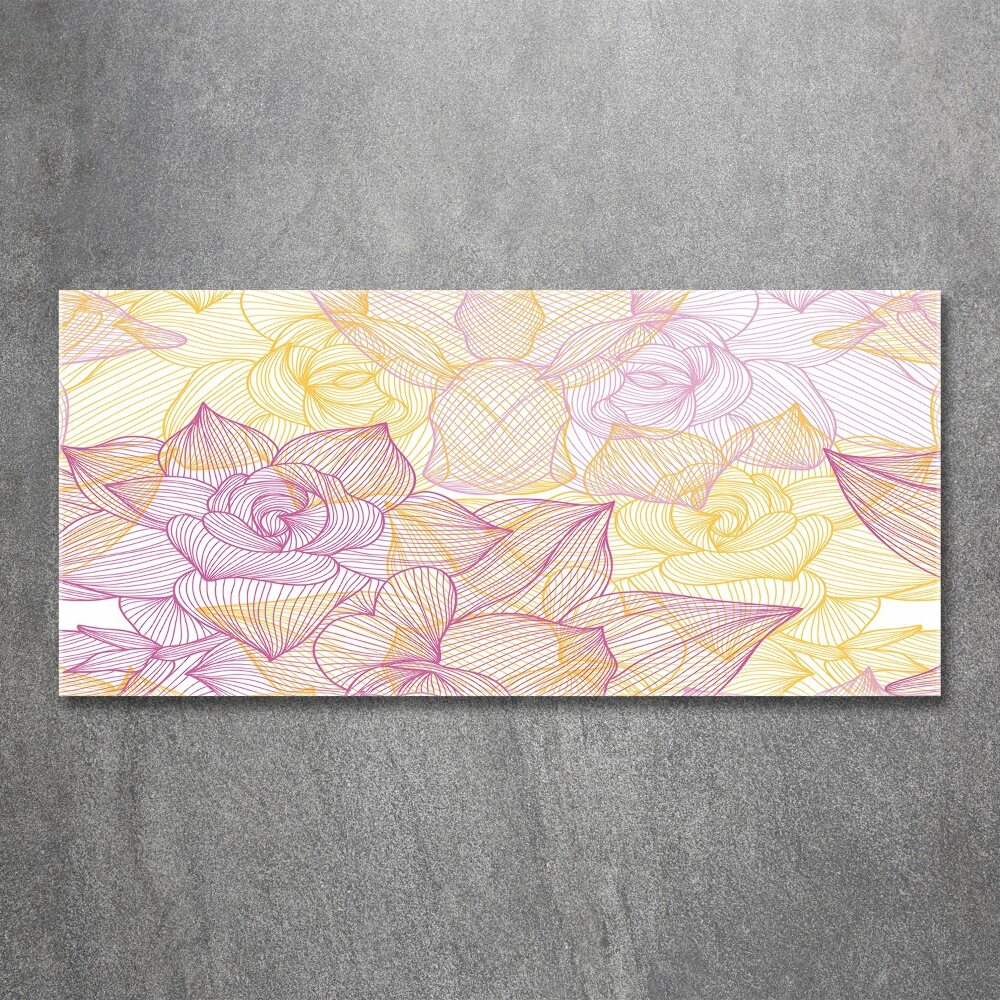 Acrylique tableau Motif floral