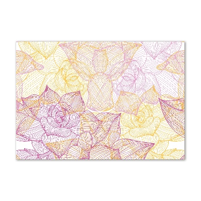 Acrylique tableau Motif floral