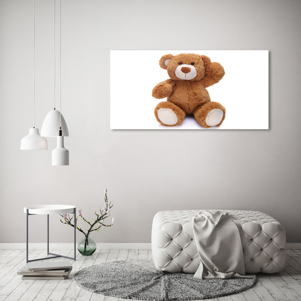 Acrylique tableau Ours en peluche