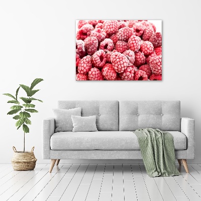 Tableau en acrylique Framboises gelées