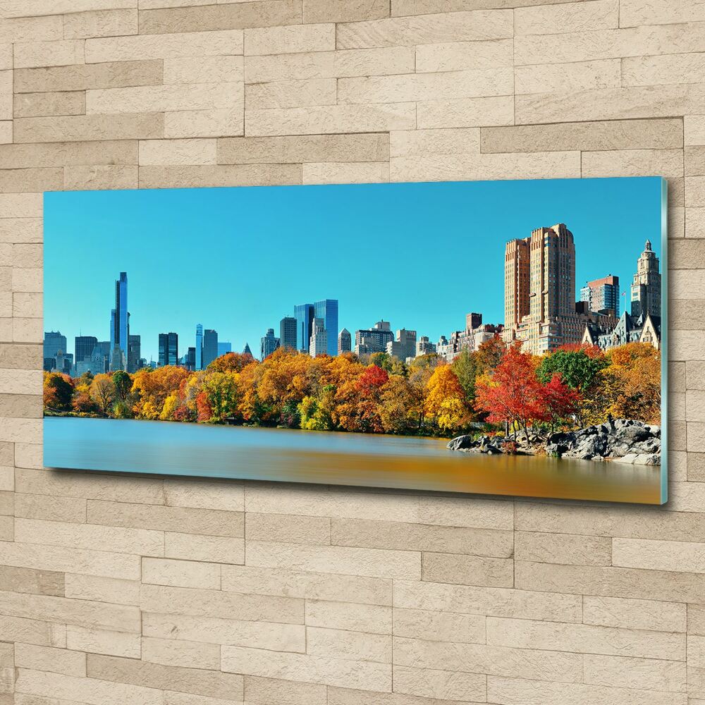 Acrylique tableau New York City en automne