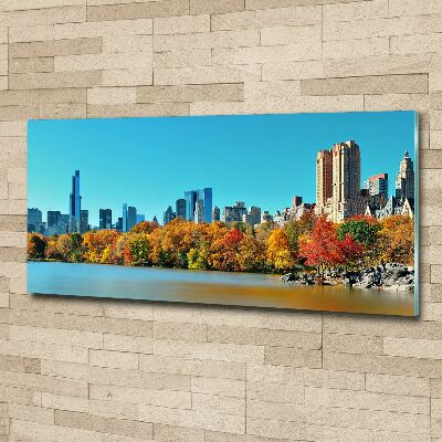 Acrylique tableau New York City en automne