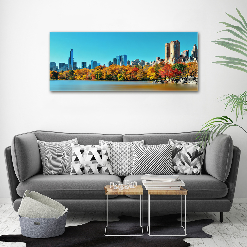 Acrylique tableau New York City en automne