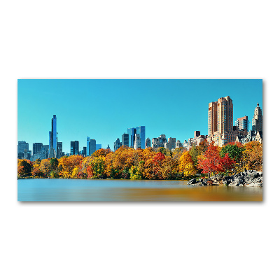 Acrylique tableau New York City en automne