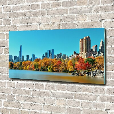 Acrylique tableau New York City en automne