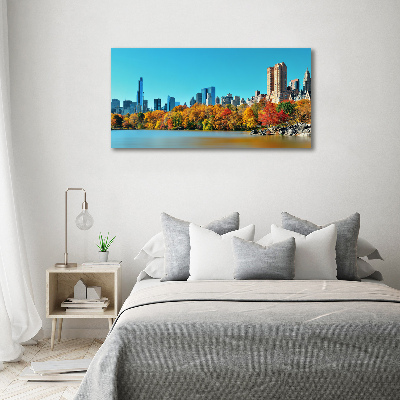 Acrylique tableau New York City en automne