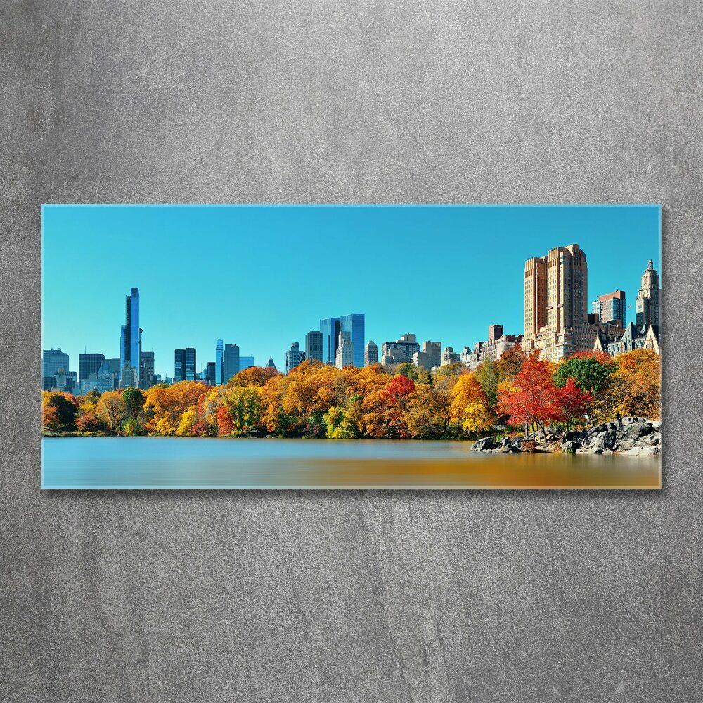 Acrylique tableau New York City en automne