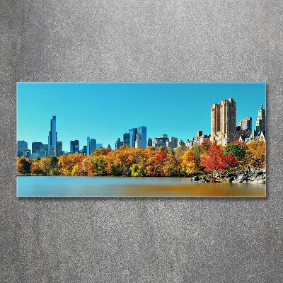 Acrylique tableau New York City en automne