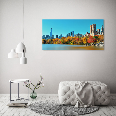 Acrylique tableau New York City en automne