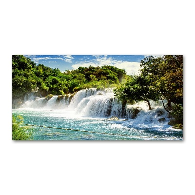 Tableau en acrylique Chute d'eau de Krka