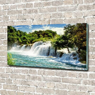 Tableau en acrylique Chute d'eau de Krka