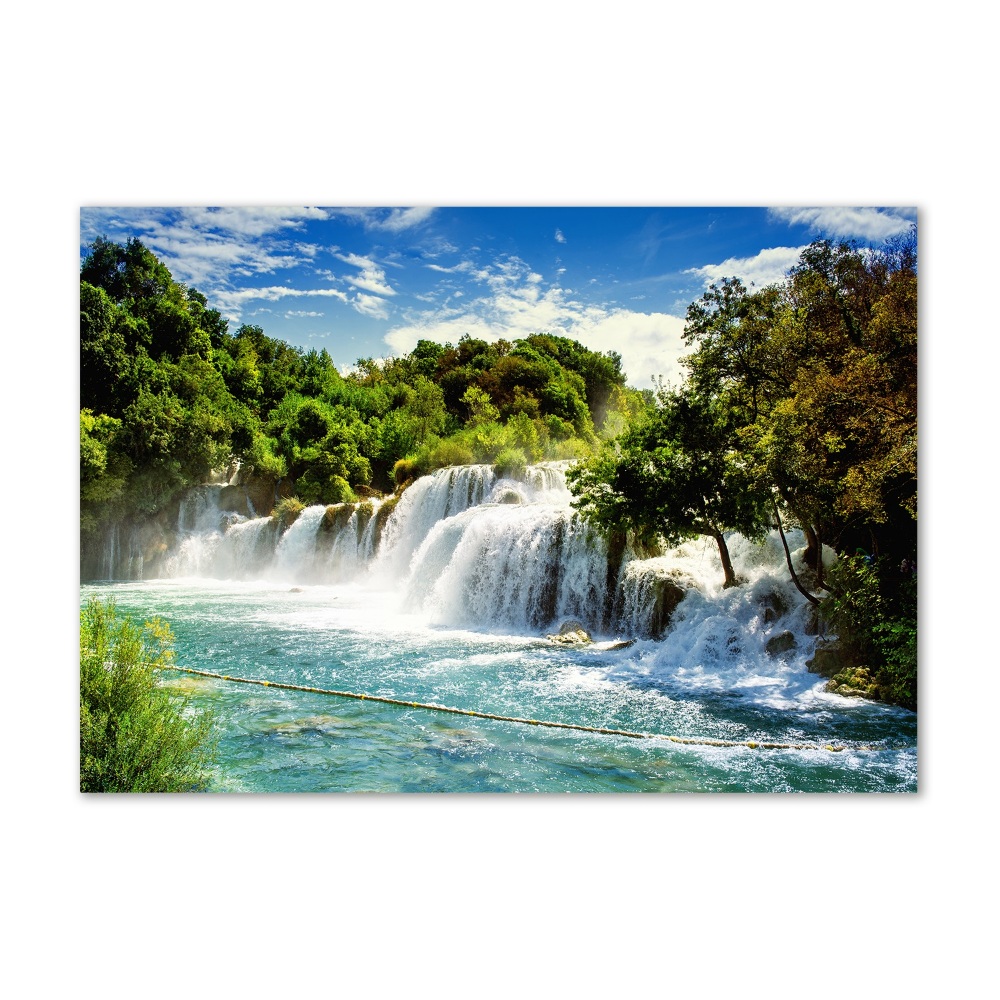 Tableau en acrylique Chute d'eau de Krka