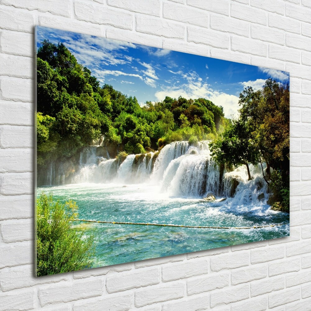 Tableau en acrylique Chute d'eau de Krka