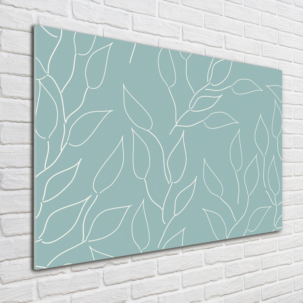 Tableau en acrylique Motif de feuilles