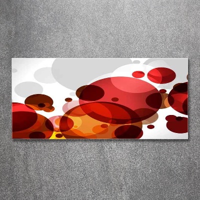 Tableau sur verre acrylique Abstraction cercle