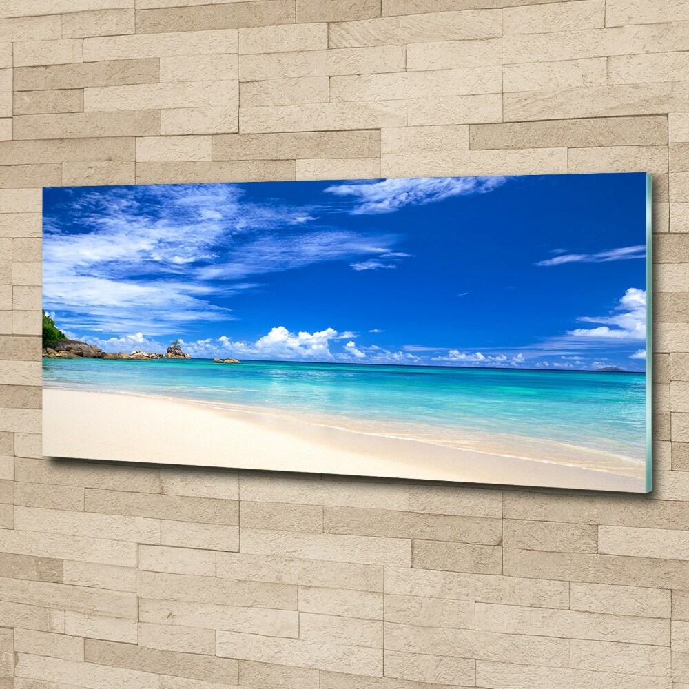 Acrylique tableau Plage exotique