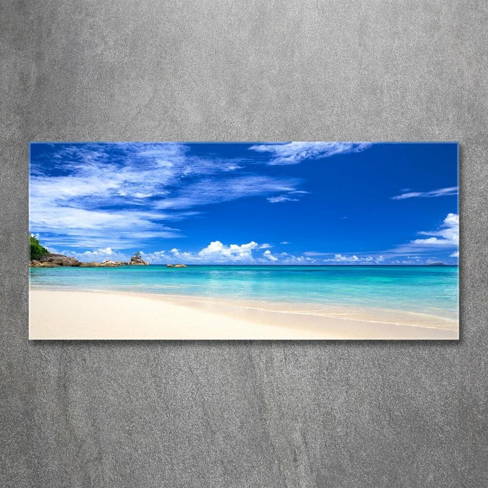 Acrylique tableau Plage exotique