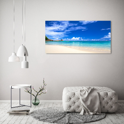 Acrylique tableau Plage exotique