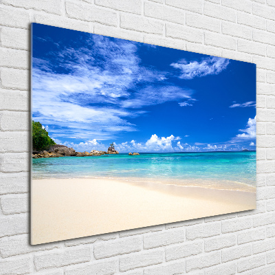 Acrylique tableau Plage exotique