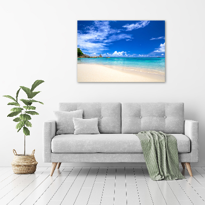 Acrylique tableau Plage exotique