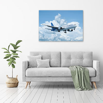 Tableau en acrylique Avion dans le ciel