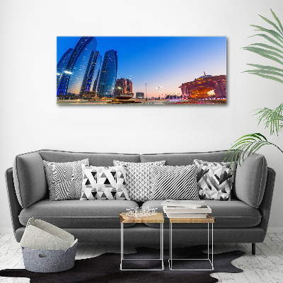 Tableau en acrylique Les rues d'Abu Dhabi