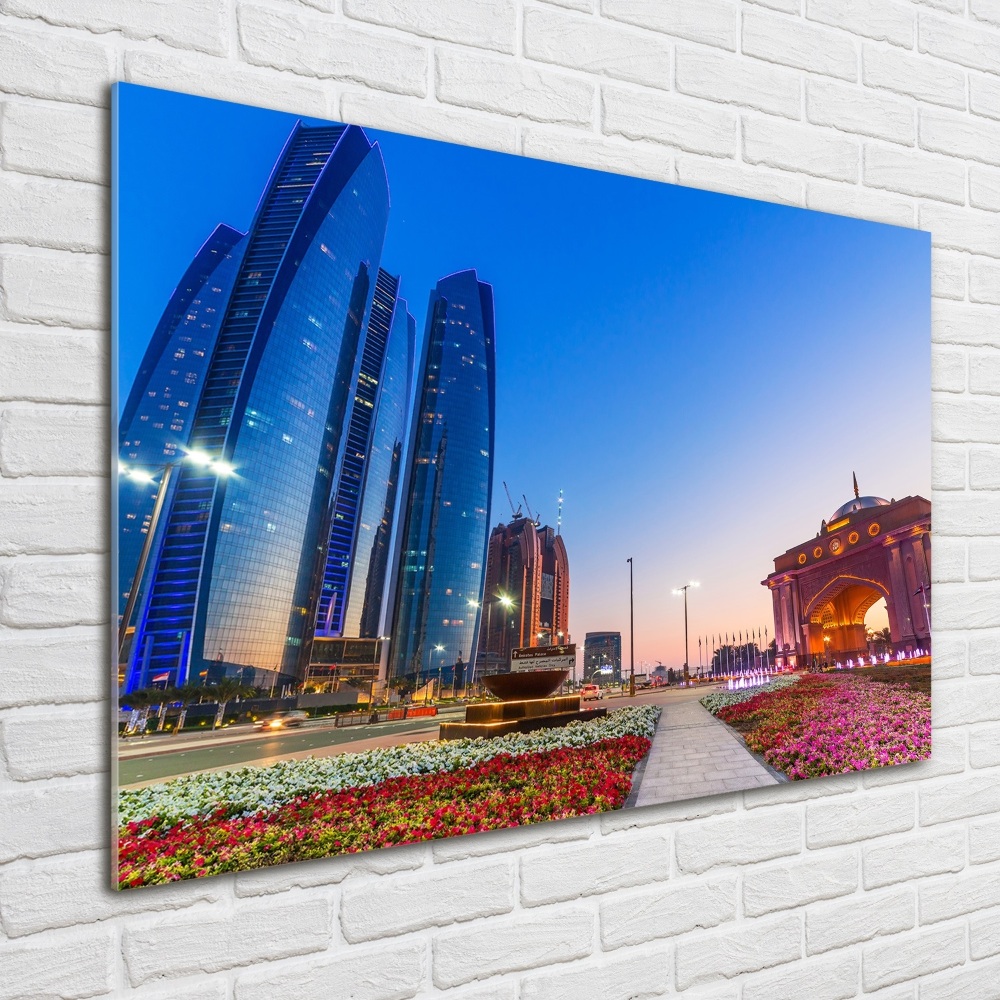 Tableau en acrylique Les rues d'Abu Dhabi