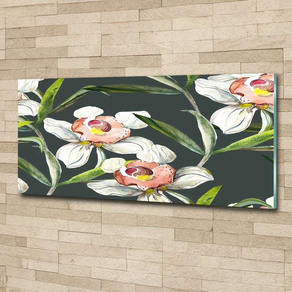 Acrylique tableau Design floral