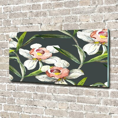 Acrylique tableau Design floral