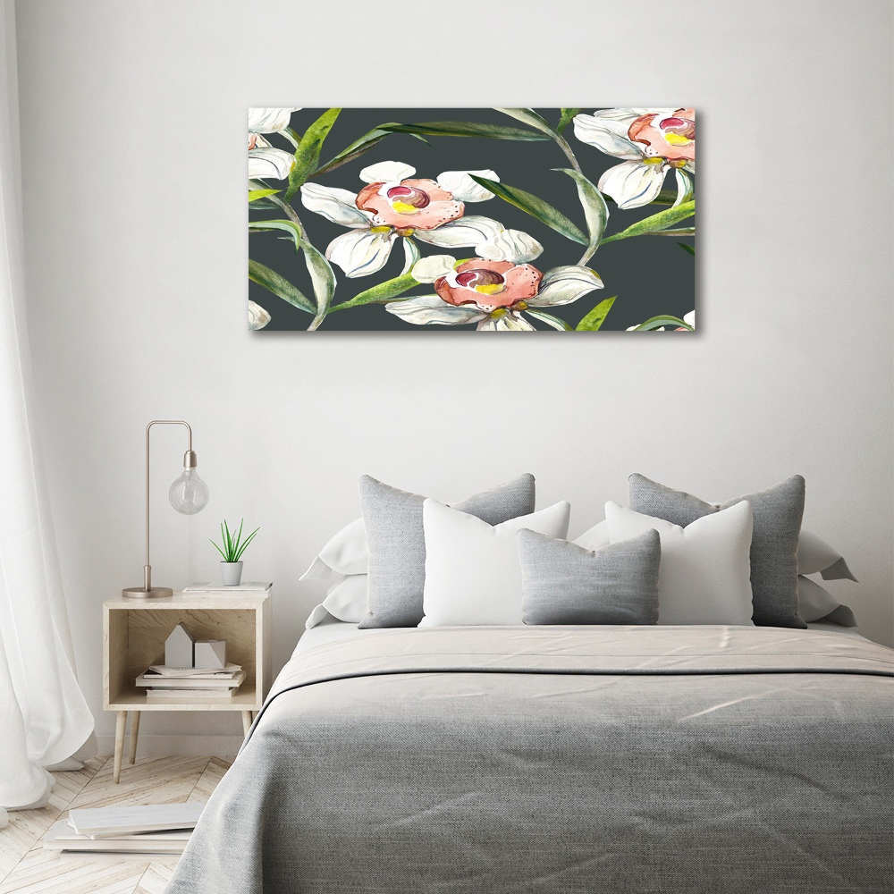 Acrylique tableau Design floral