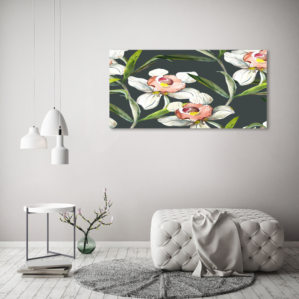 Acrylique tableau Design floral