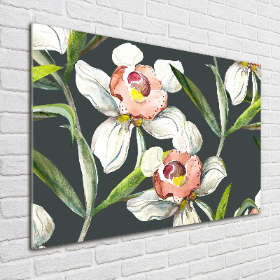 Acrylique tableau Design floral