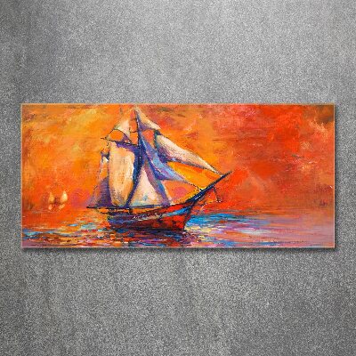 Acrylique tableau Bateau spatial