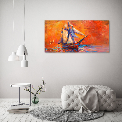 Acrylique tableau Bateau spatial