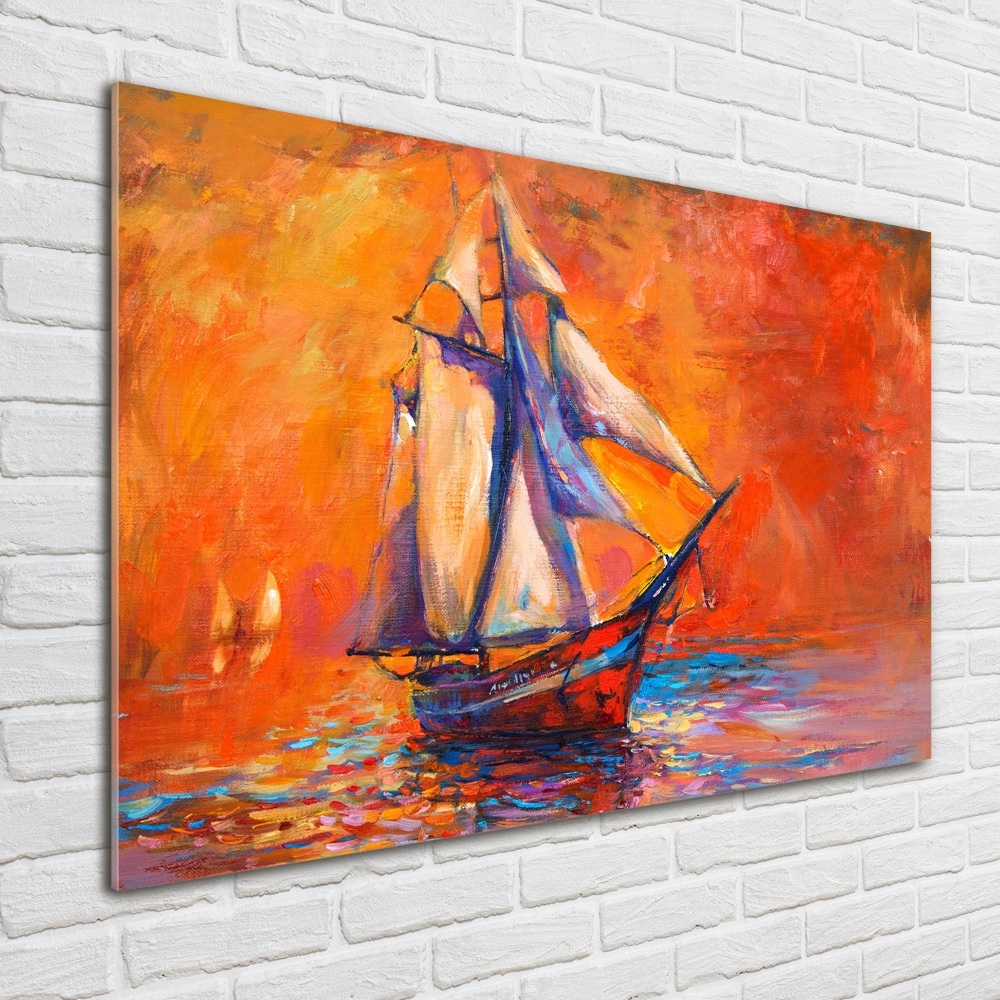 Acrylique tableau Bateau spatial