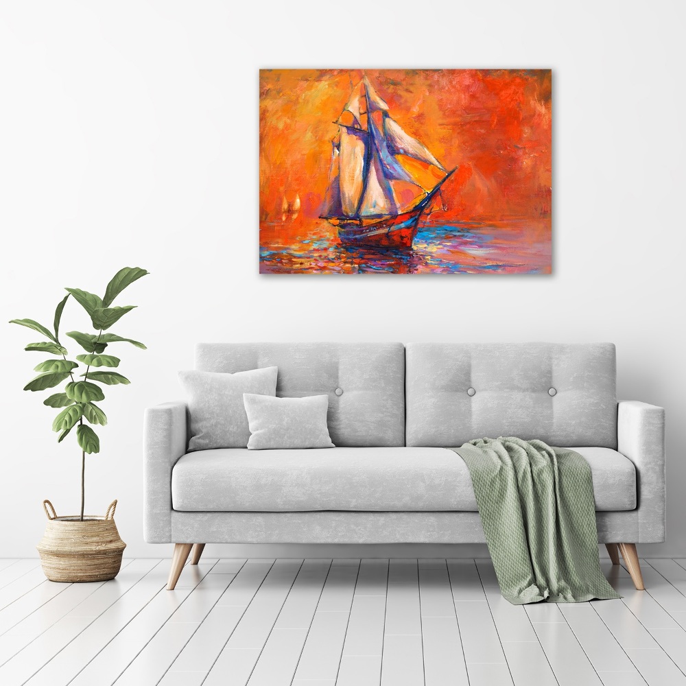 Acrylique tableau Bateau spatial