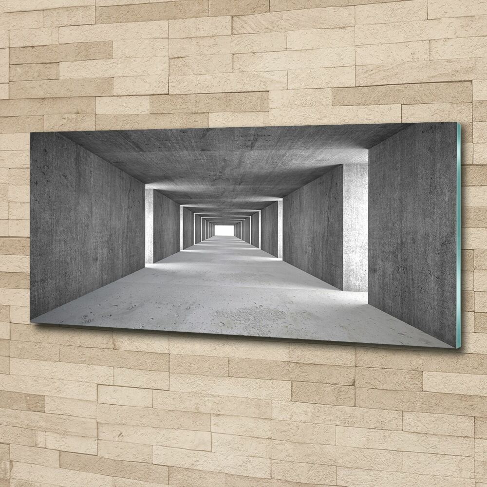 Tableau en acrylique Tunnel en béton