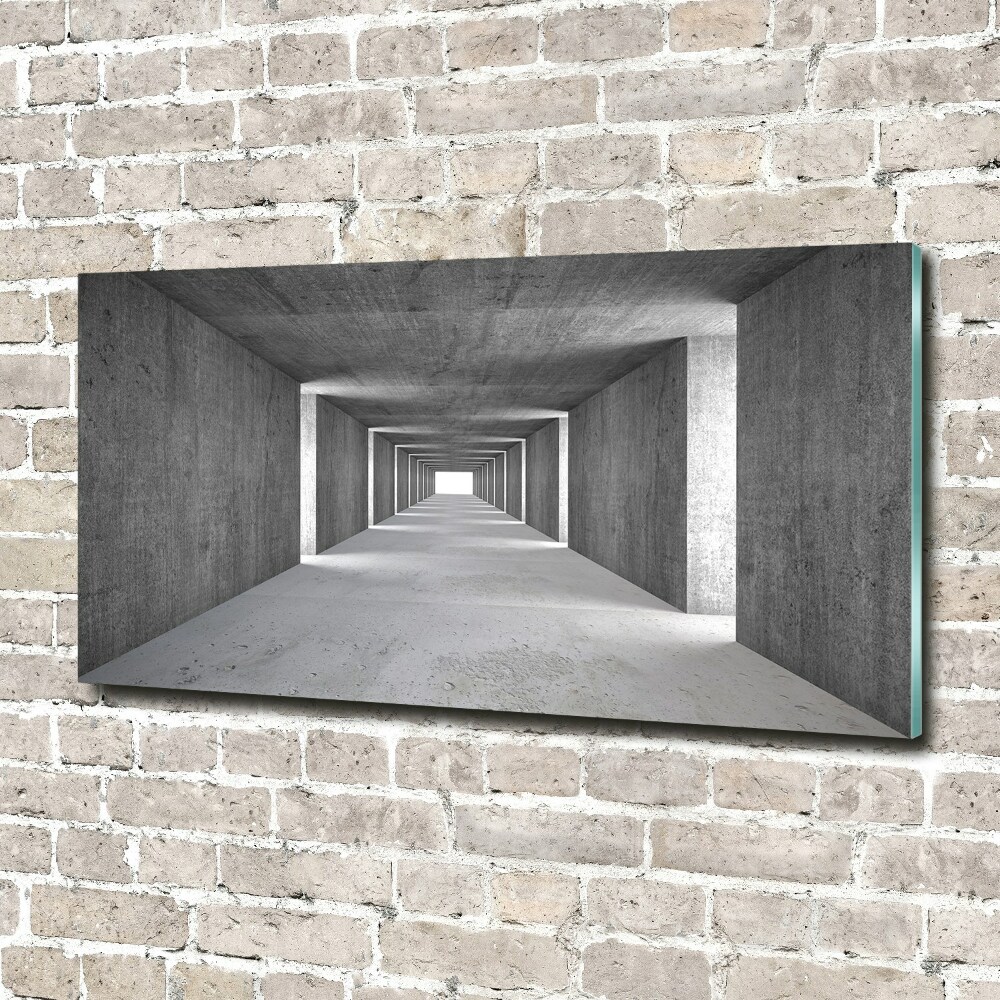 Tableau en acrylique Tunnel en béton