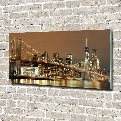 Tableau sur verre acrylique Manhattan NY