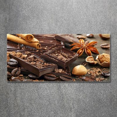 Tableau sur verre acrylique Chocolat